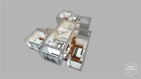 柜貓家居設(shè)計(jì)3D效果圖